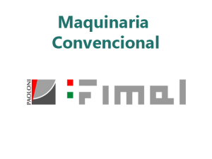 Maquinaria Convencional